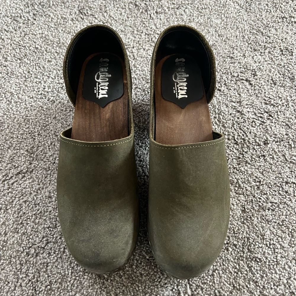 Sandgrens wooden clogs. Worn 2 times. Excellent condition.